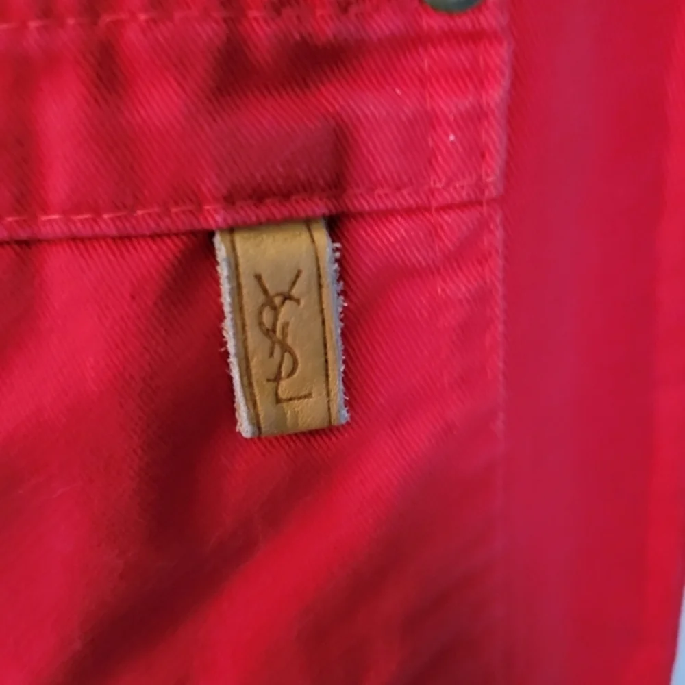 Yves Saint Laurent YSL size 10 red‎ jeans